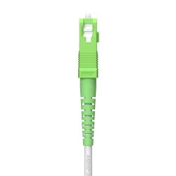 AISENS Cable fibra optica latiguillo 120 M G657A2 3.0 9/125 SMF simplex CPR Dca LSZH, SC/APC-SC/APC,