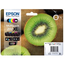 EPSON Multipack 5-colours 202XL Claria Premium Ink con RF