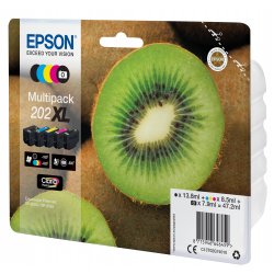 EPSON Multipack 5-colours 202XL Claria Premium Ink con RF