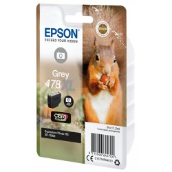 EPSON Singlepack GRIS 478XL Claria Photo HD Ink ardilla RF+AM