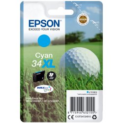 EPSON Singlepack Cyan 34XL DURABrite Ultra Ink