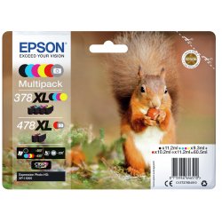 EPSON Multipack 6-colours 478XL Claria Photo HD Ink RF+AM