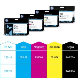 HP DesignJet T730 Cartucho Magenta Nº728