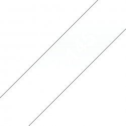 BROTHER Cinta laminada transparente/blanco 18 mm