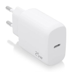 AISENS - CARGADOR USB-C PD3.0 1 PUERTO 1xUSB-C 25W, BLANCO