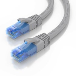 AISENS - CABLE DE RED LATIGUILLO RJ45 CAT.6 UTP AWG26 CCA, GRIS, 1.0M
