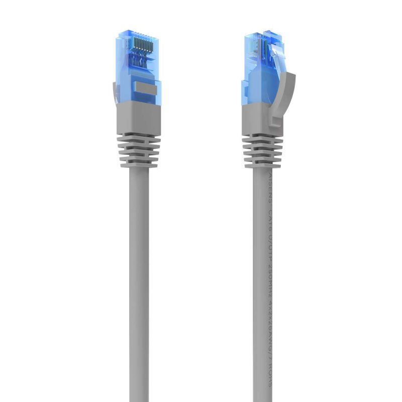 AISENS - CABLE DE RED LATIGUILLO RJ45 CAT.6 UTP AWG26 CCA, GRIS, 10M