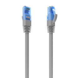 AISENS - CABLE DE RED LATIGUILLO RJ45 CAT.6 UTP AWG26 CCA, GRIS, 15M