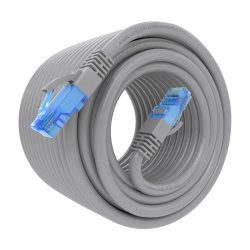 AISENS - CABLE DE RED LATIGUILLO RJ45 CAT.6 UTP AWG26 CCA, GRIS, 20M