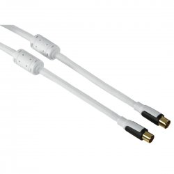 HAMA Cable Antena M-H 100db 1,5m Blanco S/B (1 unidad)