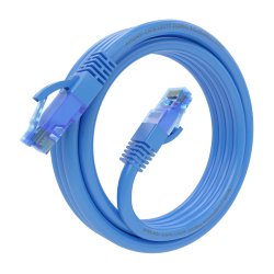 AISENS - CABLE DE RED LATIGUILLO RJ45 CAT.6 UTP AWG26 CCA, AZUL, 3.0M