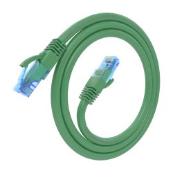 AISENS - CABLE DE RED LATIGUILLO RJ45 CAT.6 UTP AWG26 CCA, VERDE, 0.75M