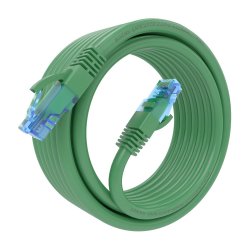AISENS - CABLE DE RED LATIGUILLO RJ45 CAT.6 UTP AWG26 CCA, VERDE, 5.0M