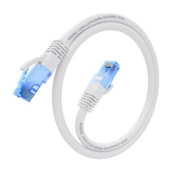 AISENS - CABLE DE RED LATIGUILLO RJ45 CAT.6 UTP AWG26 CCA, BLANCO, 25CM