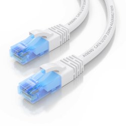 AISENS - CABLE DE RED LATIGUILLO RJ45 CAT.6 UTP AWG26 CCA, BLANCO, 0.5M