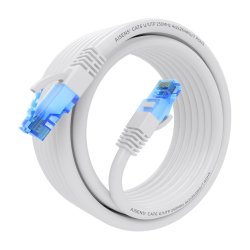AISENS - CABLE DE RED LATIGUILLO RJ45 CAT.6 UTP AWG26 CCA, BLANCO, 5.0M
