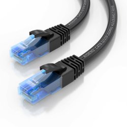 AISENS - CABLE DE RED LATIGUILLO RJ45 CAT.6 UTP AWG26 CCA, NEGRO, 15M