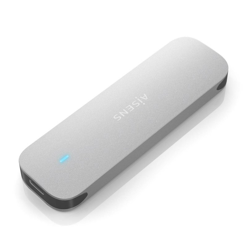 AISENS - CAJA EXTERNA M.2 (NGFF) ASM2-025SL NVMe A USB3.2 GEN2, PLATA