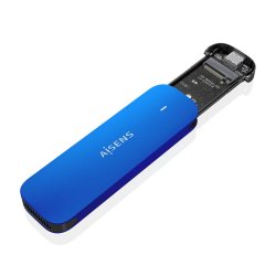 AISENS - CAJA EXTERNA M.2 (NGFF) ASM2-026BLU NVMe A USB3.2 GEN2, AZUL