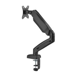 AISENS - SOPORTE DE MESA PRO CONTRAPESO GIRATORIO E INCLINABLE PARA MONITOR/TV 9KG (3 PIVOTES, 1 BRAZO) DE 17-32, NEGRO