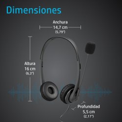 HP Auriculares G2 estereo de 3,5 mm